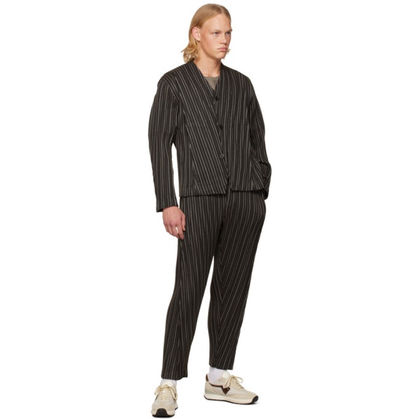  HOMME PLISSEE 이세이 미야케 ISSEY MIYAKE Brown Pleats Trousers 231729M191011