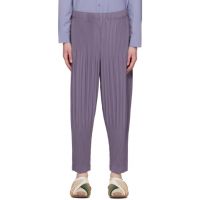 HOMME PLISSEE 이세이 미야케 ISSEY MIYAKE Purple Monthly Color February Trousers 231729M191047