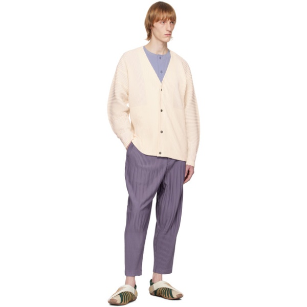  HOMME PLISSEE 이세이 미야케 ISSEY MIYAKE Purple Monthly Color February Trousers 231729M191047