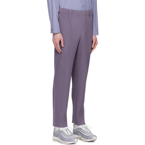  HOMME PLISSEE 이세이 미야케 ISSEY MIYAKE Purple Tailored Pleats 1 Trousers 231729M191050
