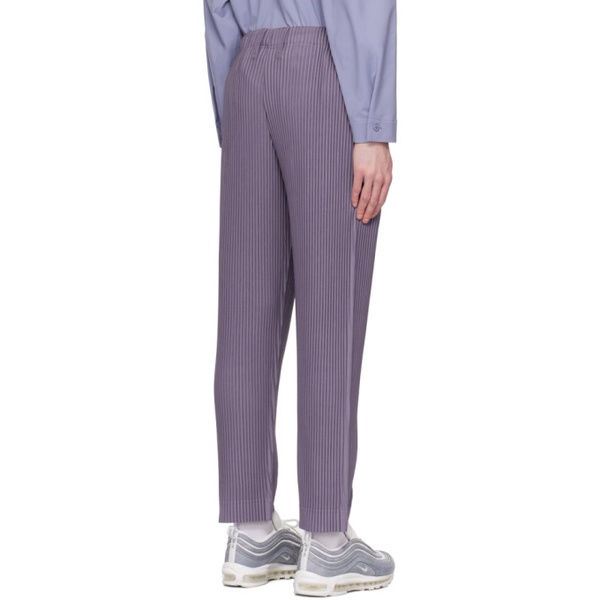  HOMME PLISSEE 이세이 미야케 ISSEY MIYAKE Purple Tailored Pleats 1 Trousers 231729M191050