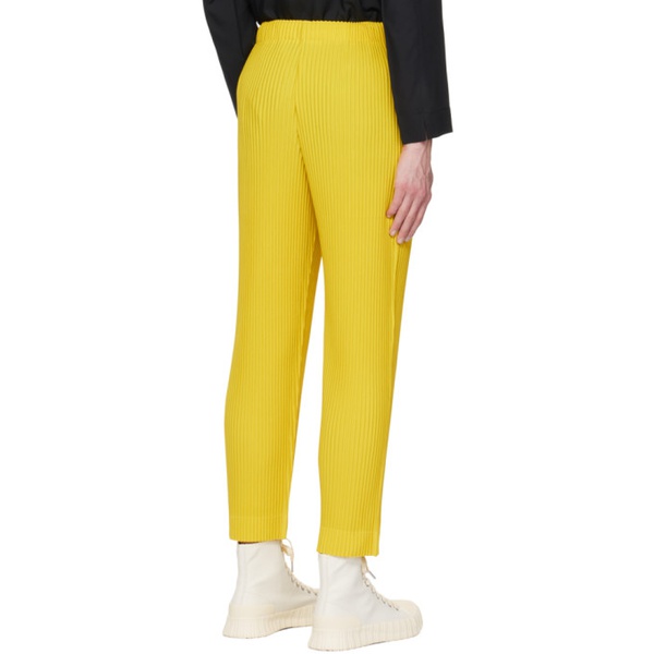  HOMME PLISSEE 이세이 미야케 ISSEY MIYAKE Yellow Monthly Color March Trousers 231729M191066
