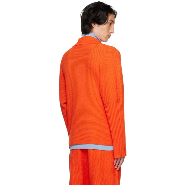  HOMME PLISSEE 이세이 미야케 ISSEY MIYAKE Orange Rustic Shirt 232729M192017