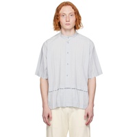 HOMME PLISSEE 이세이 미야케 ISSEY MIYAKE Gray Edge Shirt 232729M192010