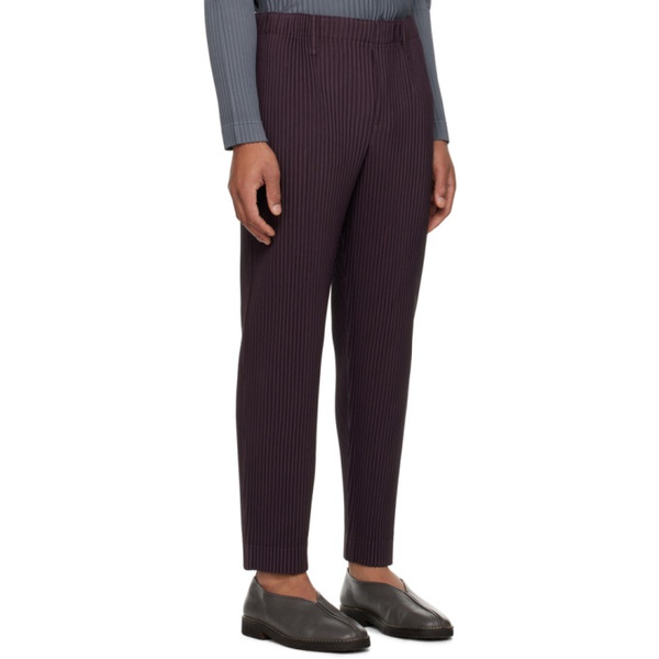  HOMME PLISSEE 이세이 미야케 ISSEY MIYAKE Purple Tailored Pleats 2 Trousers 241729M191019
