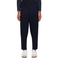 HOMME PLISSEE 이세이 미야케 ISSEY MIYAKE Navy Basics Trousers 232729M191062