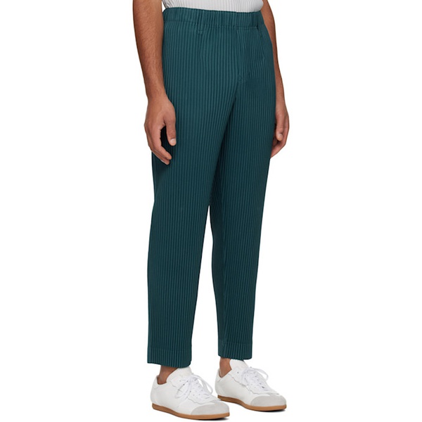  HOMME PLISSEE 이세이 미야케 ISSEY MIYAKE Green Tailored Pleats 2 Trousers 241729M191018