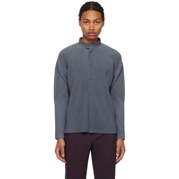  HOMME PLISSEE 이세이 미야케 ISSEY MIYAKE Gray Monthly Color October Shirt 241729M192002