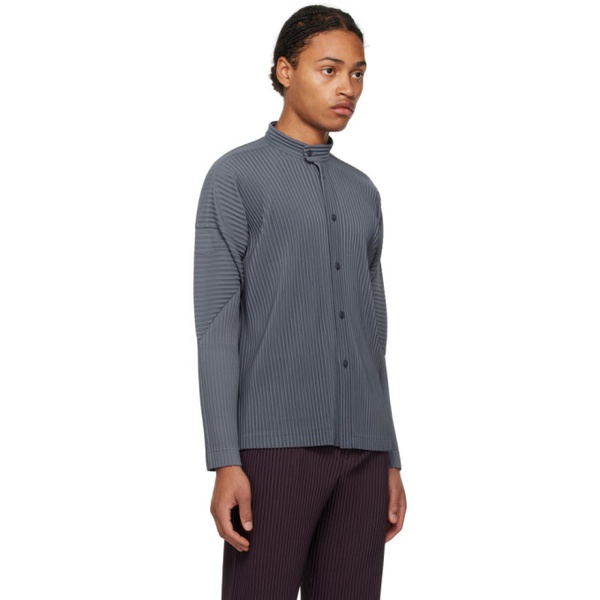  HOMME PLISSEE 이세이 미야케 ISSEY MIYAKE Gray Monthly Color October Shirt 241729M192002