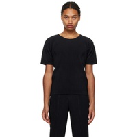 HOMME PLISSEE 이세이 미야케 ISSEY MIYAKE Black Basics T-Shirt 232729M213023