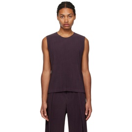 HOMME PLISSEE 이세이 미야케 ISSEY MIYAKE Purple Tailored Pleats 2 Tank Top 241729M214002