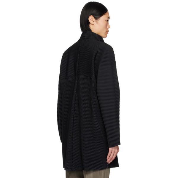  HOMME PLISSEE 이세이 미야케 ISSEY MIYAKE Black Monthly Color November Coat 241729M176001