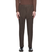 HOMME PLISSEE 이세이 미야케 ISSEY MIYAKE Brown Unfold Trousers 232729M202009
