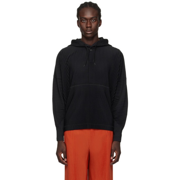  HOMME PLISSEE 이세이 미야케 ISSEY MIYAKE Black Monthly Color December Hoodie 241729M202003