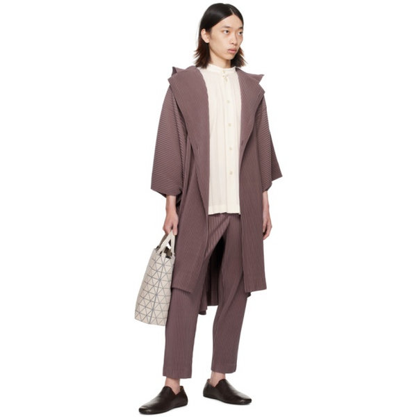  HOMME PLISSEE 이세이 미야케 ISSEY MIYAKE Purple Monthly Color January Coat 241729M176015