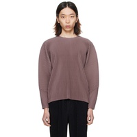 HOMME PLISSEE 이세이 미야케 ISSEY MIYAKE Purple Monthly Color January Long Sleeve T-Shirt 241729M213047