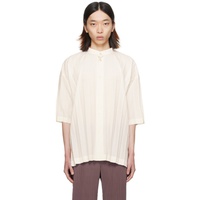 HOMME PLISSEE 이세이 미야케 ISSEY MIYAKE 오프화이트 Off-White Edge Shirt 241729M192022