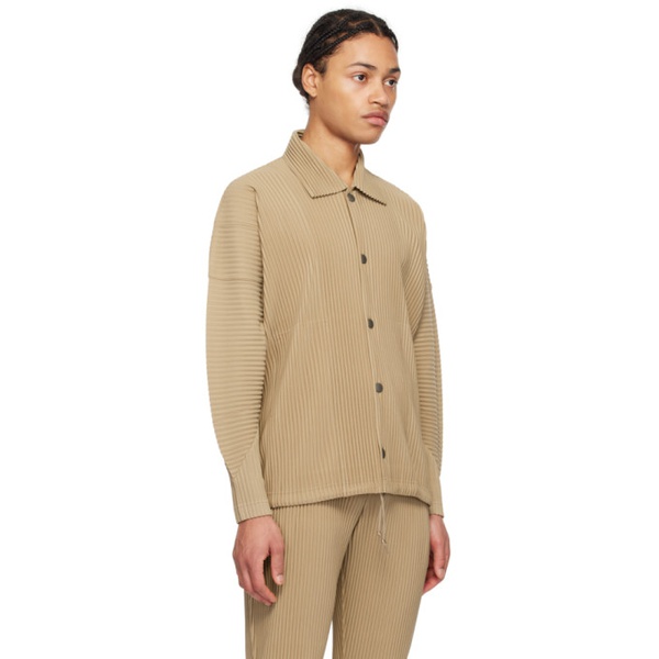  HOMME PLISSEE 이세이 미야케 ISSEY MIYAKE Beige Monthly Color February Jacket 241729M180022