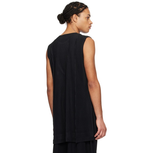  HOMME PLISSEE 이세이 미야케 ISSEY MIYAKE Black Monthly Color February Tank Top 241729M213038