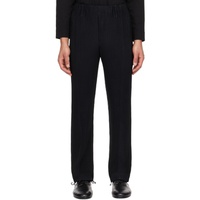 HOMME PLISSEE 이세이 미야케 ISSEY MIYAKE Black Tailored Pleats 1 Trousers 241729M191056