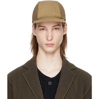 HOMME PLISSEE 이세이 미야케 ISSEY MIYAKE Brown Pleats Cap 241729M139000