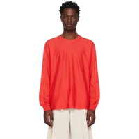 HOMME PLISSEE 이세이 미야케 ISSEY MIYAKE Red Release-T 1 Long Sleeve T-Shirt 231729M213015