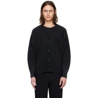 HOMME PLISSEE 이세이 미야케 ISSEY MIYAKE Black Monthly Color March Cardigan 241729M200009