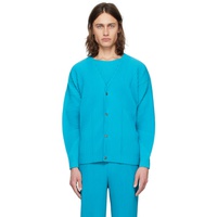 HOMME PLISSEE 이세이 미야케 ISSEY MIYAKE Blue Monthly Color March Cardigan 241729M200010