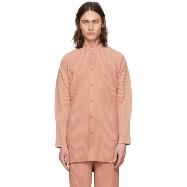  HOMME PLISSEE 이세이 미야케 ISSEY MIYAKE Pink Monthly Color March Shirt 241729M192013