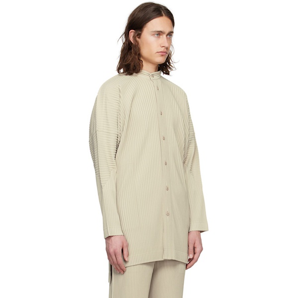  HOMME PLISSEE 이세이 미야케 ISSEY MIYAKE Beige Monthly Color March Shirt 241729M192014