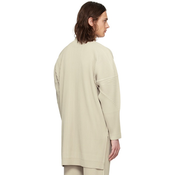  HOMME PLISSEE 이세이 미야케 ISSEY MIYAKE Beige Monthly Color March Shirt 241729M192014