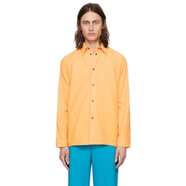 HOMME PLISSEE 이세이 미야케 ISSEY MIYAKE Orange Verso Shirt 241729M192009