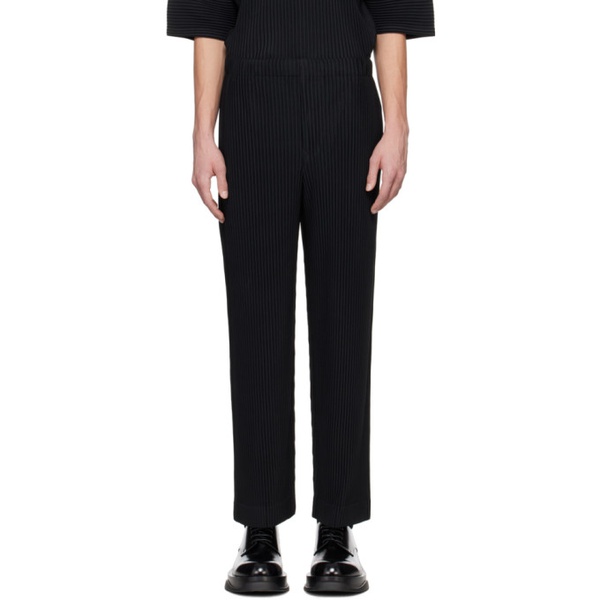  HOMME PLISSEE 이세이 미야케 ISSEY MIYAKE Black Monthly Color March Trousers 241729M191052