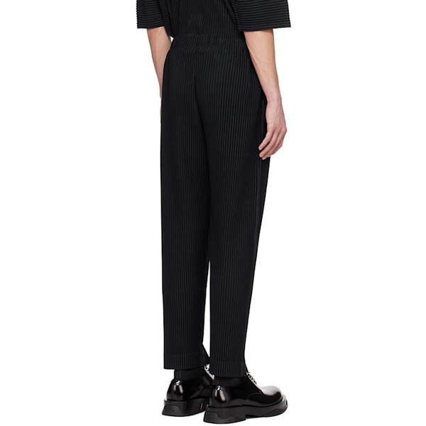  HOMME PLISSEE 이세이 미야케 ISSEY MIYAKE Black Monthly Color March Trousers 241729M191052
