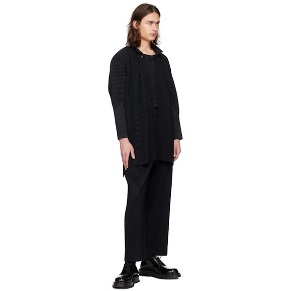  HOMME PLISSEE 이세이 미야케 ISSEY MIYAKE Black Monthly Color March Trousers 241729M191052