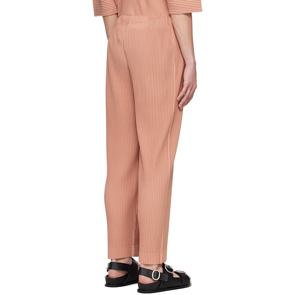  HOMME PLISSEE 이세이 미야케 ISSEY MIYAKE Pink Monthly Color March Trousers 241729M191050