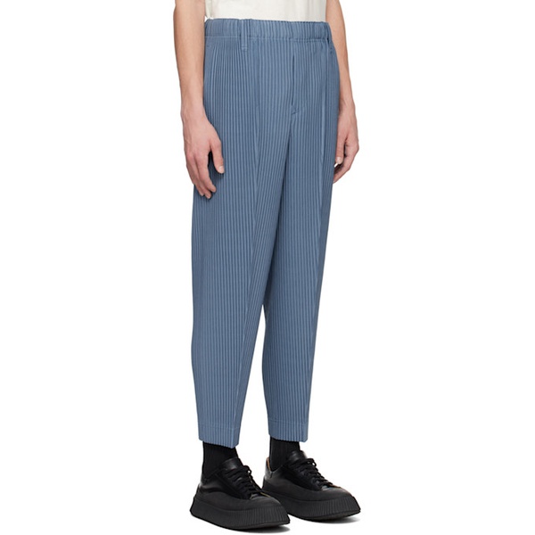  HOMME PLISSEE 이세이 미야케 ISSEY MIYAKE Blue Compleat Trousers 241729M191042