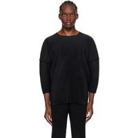 HOMME PLISSEE 이세이 미야케 ISSEY MIYAKE Black Monthly Color April Long Sleeve T-Shirt 241729M213024