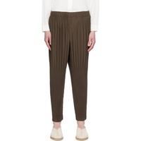 HOMME PLISSEE 이세이 미야케 ISSEY MIYAKE Brown Monthly Color April Trousers 241729M191039