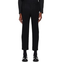 HOMME PLISSEE 이세이 미야케 ISSEY MIYAKE Black Tailored Pleats 2 Trousers 241729M191037
