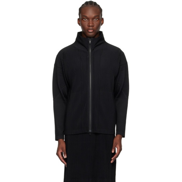  HOMME PLISSEE 이세이 미야케 ISSEY MIYAKE Black Basics Jacket 241729M202005