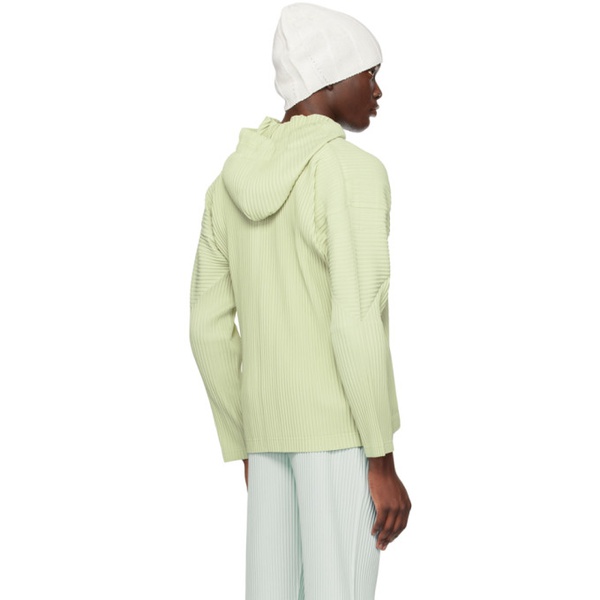  HOMME PLISSEE 이세이 미야케 ISSEY MIYAKE Green Monthly Color April Hoodie 241729M202008