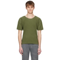 HOMME PLISSEE 이세이 미야케 ISSEY MIYAKE Khaki Monthly Color March T-Shirt 231729M213024