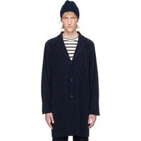 HOMME PLISSEE 이세이 미야케 ISSEY MIYAKE Navy Basics Coat 241729M176005