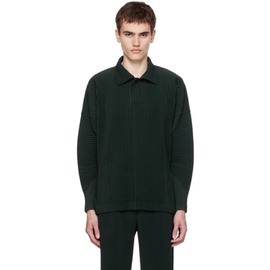 HOMME PLISSEE 이세이 미야케 ISSEY MIYAKE Green Monthly Color August Polo 232729M212007