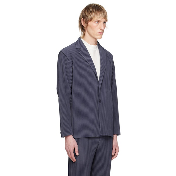  HOMME PLISSEE 이세이 미야케 ISSEY MIYAKE Navy Tailored Pleats 2 Blazer 241729M195008