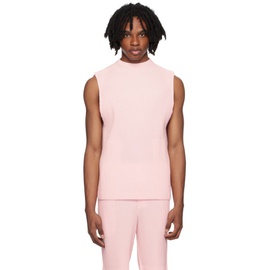 HOMME PLISSEE 이세이 미야케 ISSEY MIYAKE Pink Monthly Color May Tank Top 242729M214011