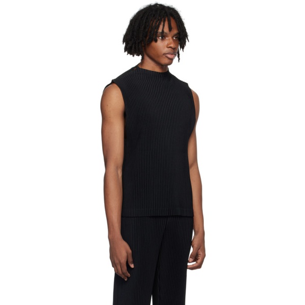  HOMME PLISSEE 이세이 미야케 ISSEY MIYAKE Black Monthly Color May Tank Top 242729M214013