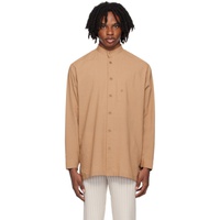 HOMME PLISSEE 이세이 미야케 ISSEY MIYAKE Tan Pocket Shirt 242729M192006