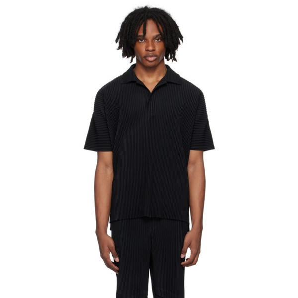  HOMME PLISSEE 이세이 미야케 ISSEY MIYAKE Black Monthly Color May Polo 242729M212000